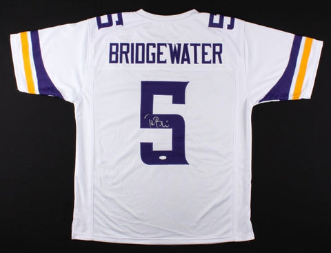 Teddy Bridgewater Signed Vikings Jersey (JSA) NFL Rookie of the Year (2014)
