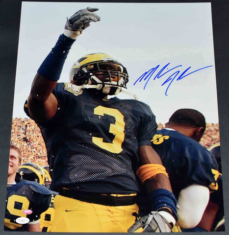 MARLIN JACKSON AUTOGRAPHED SIGNED MICHIGAN WOLVERINES 16x20 PHOTO JSA