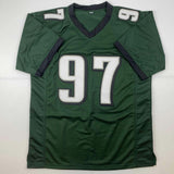 Autographed/Signed Javon Hargrave Philadelphia Green Football Jersey JSA COA