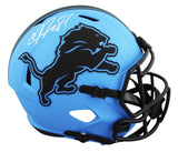 Lions Calvin Johnson Signed Rave Full Size Speed Rep Helmet BAS Witnessed