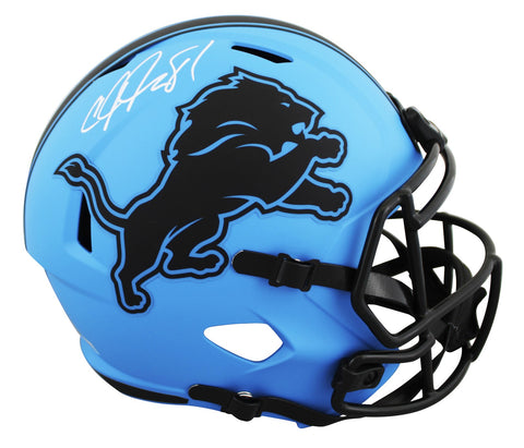 Lions Calvin Johnson Signed Rave Full Size Speed Rep Helmet BAS Witnessed