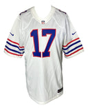 Josh Allen Signed Buffalo Bills White Nike Game Football Jersey BAS ITP