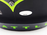 TYLER LOCKETT AUTOGRAPHED SEAHAWKS ECLIPSE BLACK FULL SIZE HELMET MCS 236379