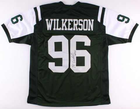 Muhammad Wilkerson Signed New York Jets Green Jersey (JSA) 2015 Pro Bowl