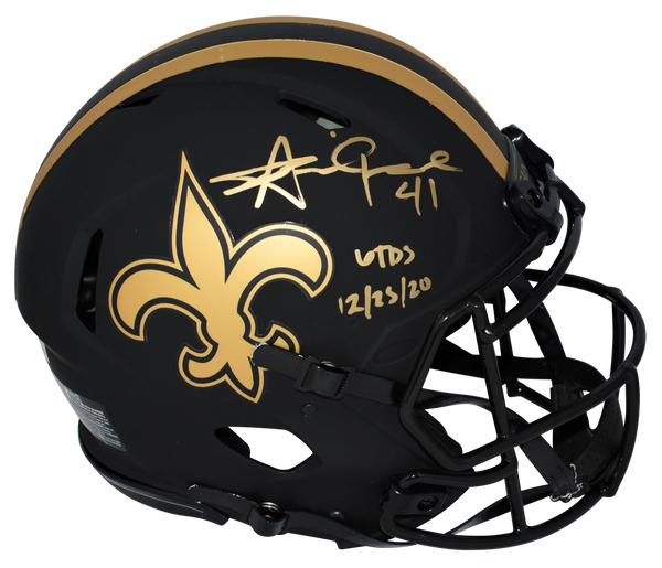 all saints central football helmet New Orleans Put them on your desk New Orleans Saints NFL Collectible
