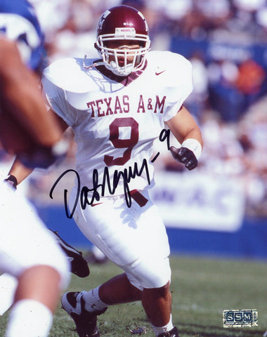 DAT NGUYEN SIGNED AUTOGRAPHED TEXAS A&M AGGIES 8x10 PHOTO COA