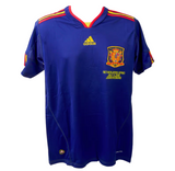 David Villa Signed Spain 2010 World Cup Final Soccer Jersey #7 with Beckett COA