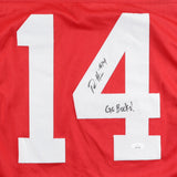 Ronnie "Rocket" Hickman Signed Ohio State Buckeyes Jersey "Go Bucks" (JSA)