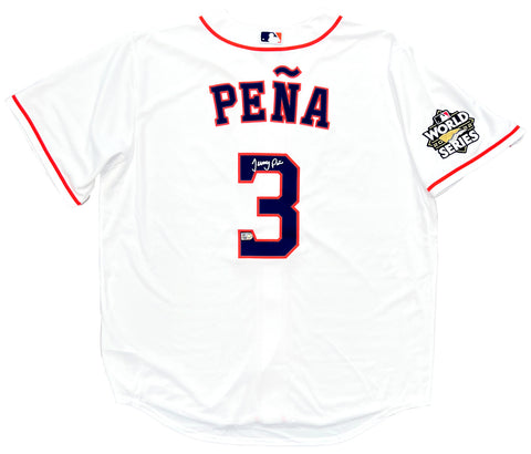 Jeremy Pena Houston Astros Signed Nike 2022 World Series Replica Jersey MLB Pena