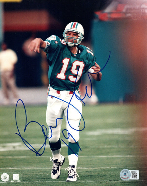 Bernie Kosar Autographed Miami Dolphins 8x10 Photo Beckett Authenticated