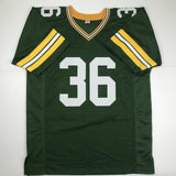 Autographed/Signed NICK COLLINS Green Bay Green Football Jersey PSA/DNA COA Auto