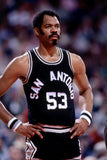 Artis Gilmore Signed White San Antonio Spurs Jersey (Leaf COA) Inscribed HOF 11