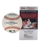 Alfonso Soriano Signed OML Baseball Inscribed "39 HR" (JSA COA) Cubs & Yankees