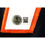 Luther Burden Autographed/Signed Pro Style Blue XL Jersey Beckett Witness 51840