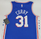 Seth Curry Signed Philadelphia 76ers Jersey Inscribed "S-Dot" (JSA & USA SM)