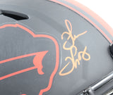 Kelly Thomas Reed Autographed Bills F/S Eclipse Speed Authentic Helmet - JSA W