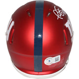 Phill Simms Signed New York Giants Mini Helmet Blaze SB MVP Beckett 43244