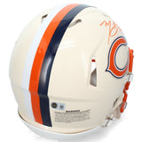 Matt Forte Autographed Chicago Bears RETRO Speed Authentic Helmet Beckett