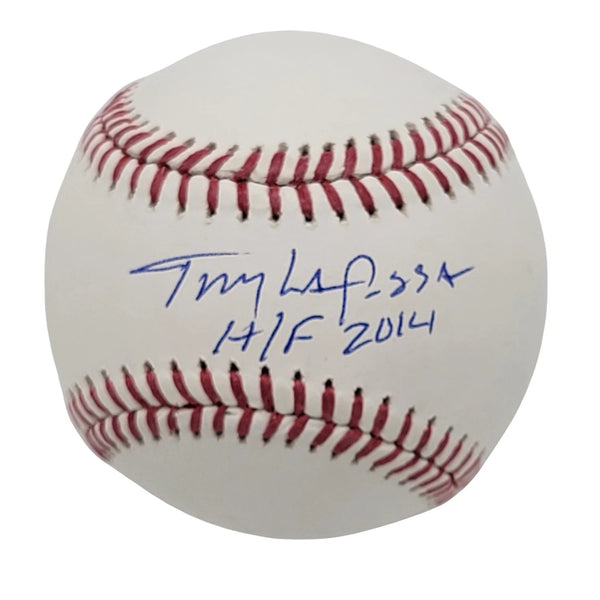 Tony LaRussa Signed Cardinals White Sox A's OML Baseball W/HOF 2014 Beckett