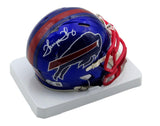 Thurman Thomas HOF Signed Mini Football Helmet Buffalo Bills Beckett 179411