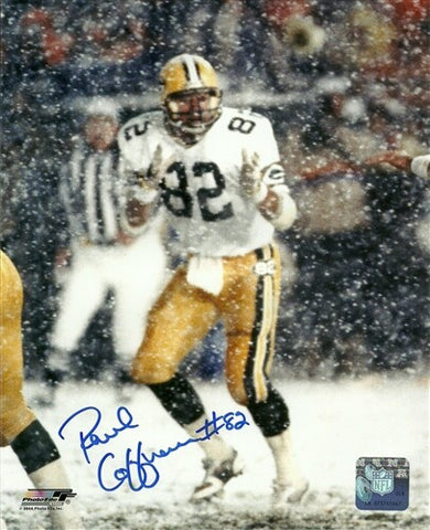 Packers Tight End PAUL COFFMAN Signed 8x10 Photo #3 AUTO - 3 x Pro Bowl