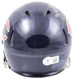 Jim McMahon Autographed Chicago Bears Speed Mini Helmet - Beckett W Hologram