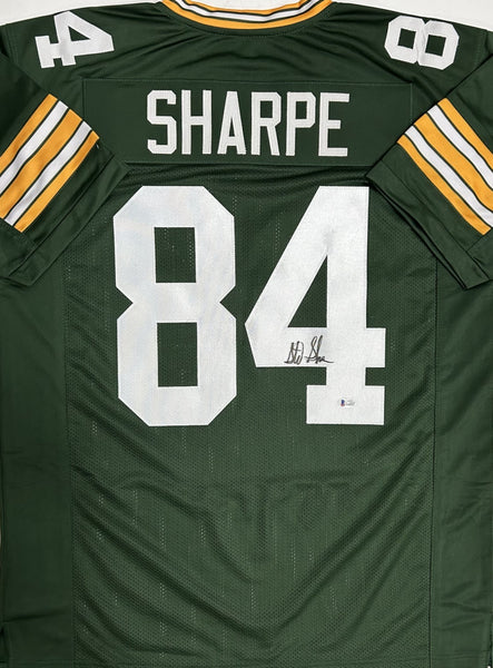 STERLING SHARPE - Signed Custom Green Jersey AUTO - Green Bay Packers - JSA