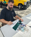 Jason Kelce Philadelphia Eagles Signed 16x20 Photo Witness PSA/DNA 205812