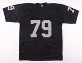 Bob Golic Signed Los Angeles Raiders Jersey (JSA COA) 3xPro Bowl Def. Tackle