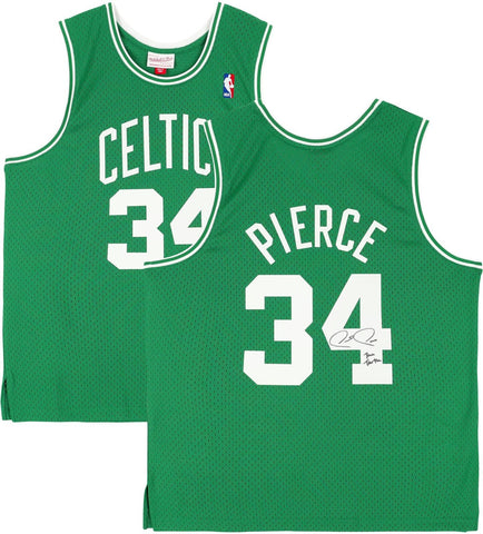 Paul Pierce Celtics Signed Mitchell & Ness 07-08 Swingman Jersey w/Truth Insc