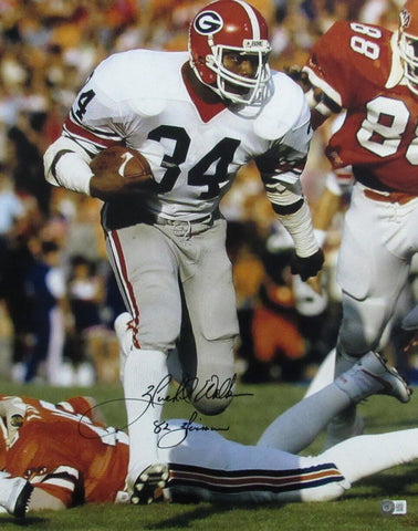 Herschel Walker Autographed/Inscribed 16x20 Photo Georgia Beckett 183372