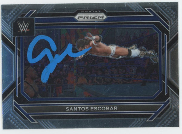 Santos Escobar WWE Authentic Signed 2023 Panini Prizm #59 Card BAS #BS86775