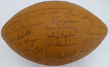 1969 Packers Team Autographed Signed Football 50 Sigs Bart Starr PSA AE04869