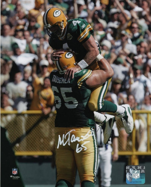 Packers SB XLV Champion MARK TAUSCHER Signed 8x10 Photo #2 AUTO