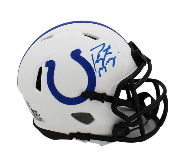 Peyton Manning Signed Indianapolis Colts Speed Lunar NFL Mini Helmet
