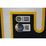 Nikola Jokic Autographed Denver Nuggets Nike White Swingman Jersey Beckett 46325