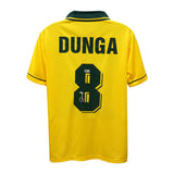 Dunga Signed Brazil FC Home Soccer Jersey #8 with Beckett COA