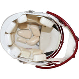 Art Monk Signed Washington Redskins Flt White Pro Helmet 2 insc. BAS 42850