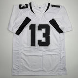 Autographed/Signed Christian Kirk Jacksonville White Football Jersey Beckett COA