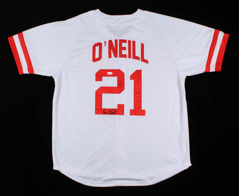 Paul O'Neill Signed Cincinnati Reds Jersey (JSA COA) 5XWorld Series Champ / O.F.