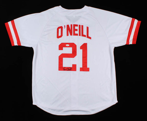 Paul O'Neill Signed Cincinnati Reds Jersey (JSA COA) 5XWorld Series Champ / O.F.