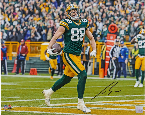 Luke Musgrave Green Bay Packers Signed 16" x 20" Touchdown Celebration Photo