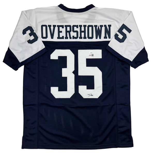 Autographed/Signed DeMarvion Overshown Dallas Thanksgiving Day Jersey JSA COA