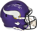 Signed T.J. Hockenson Vikings Helmet