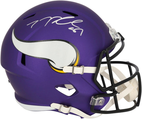Signed T.J. Hockenson Vikings Helmet