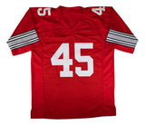 Archie Griffin Ohio State Signed Red Football Jersey HT 1974/75 GTSM