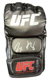 Autographed/Signed Max Holloway Blessed UFC Black Glove JSA COA Auto