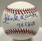 Braves HENRY "HANK" AARON Signed Official MLB Baseball #2 AUTO w/ "755 HR" - JSA