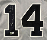 Lou Piniella Signed New York Yankees Road Jersey Inscribed "77-78 WSC" / Beckett