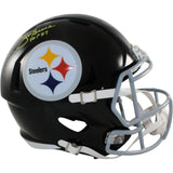 Joe Greene Autographed Pittsburgh Steelers F/S TB Helmet Beckett Witness 56952